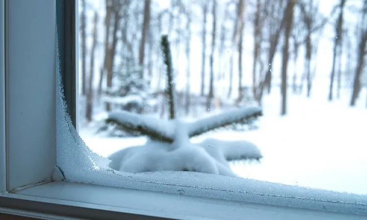 ice forming on windows