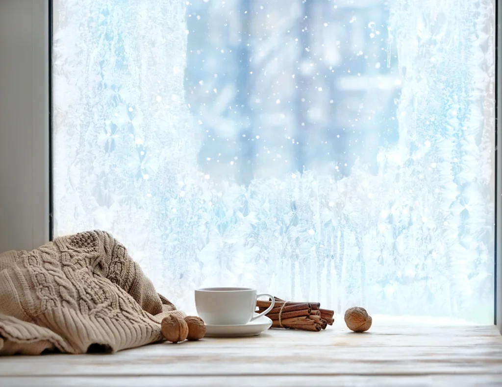 preventing ice on the inside of windows